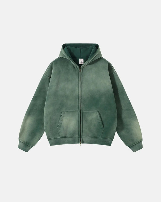 INFLATION Monkey Wash Zip Up Hooded Jacket
